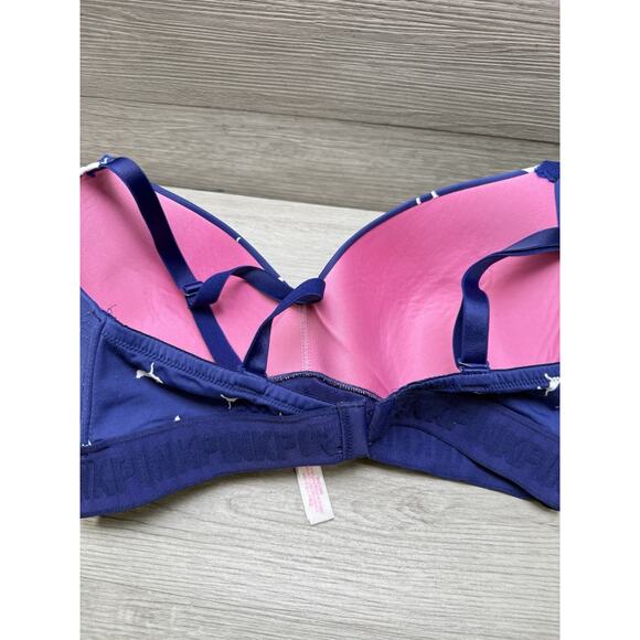 VICTORIA SECRET PINK WEAR EVERYWHERE LIGHTLY LINED BRA 36D - Picture 2 of 3